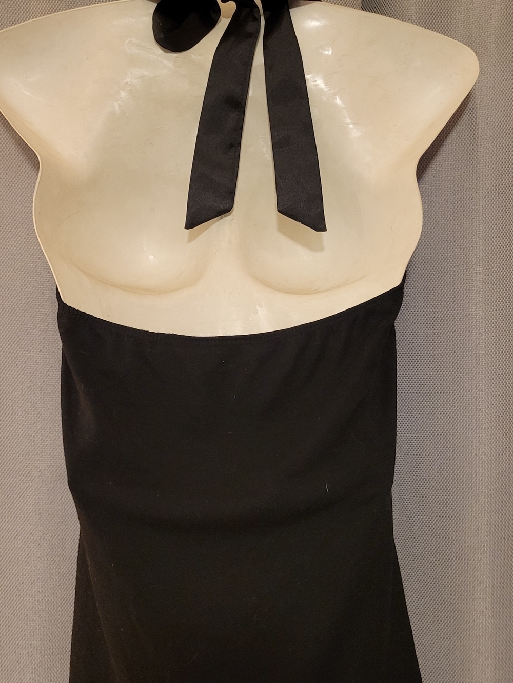 Body Central Black Halter Camisole with Large Crystal Trim - Picture 2 of 3